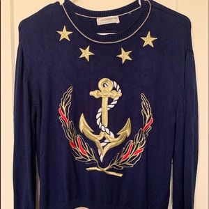 Liz Claiborne Nautical Sweater EUC!!!